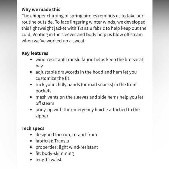 Lululemon | Transparent-see Jacket / Windbreaker in βVery Greenβ - Picture 7 of 10